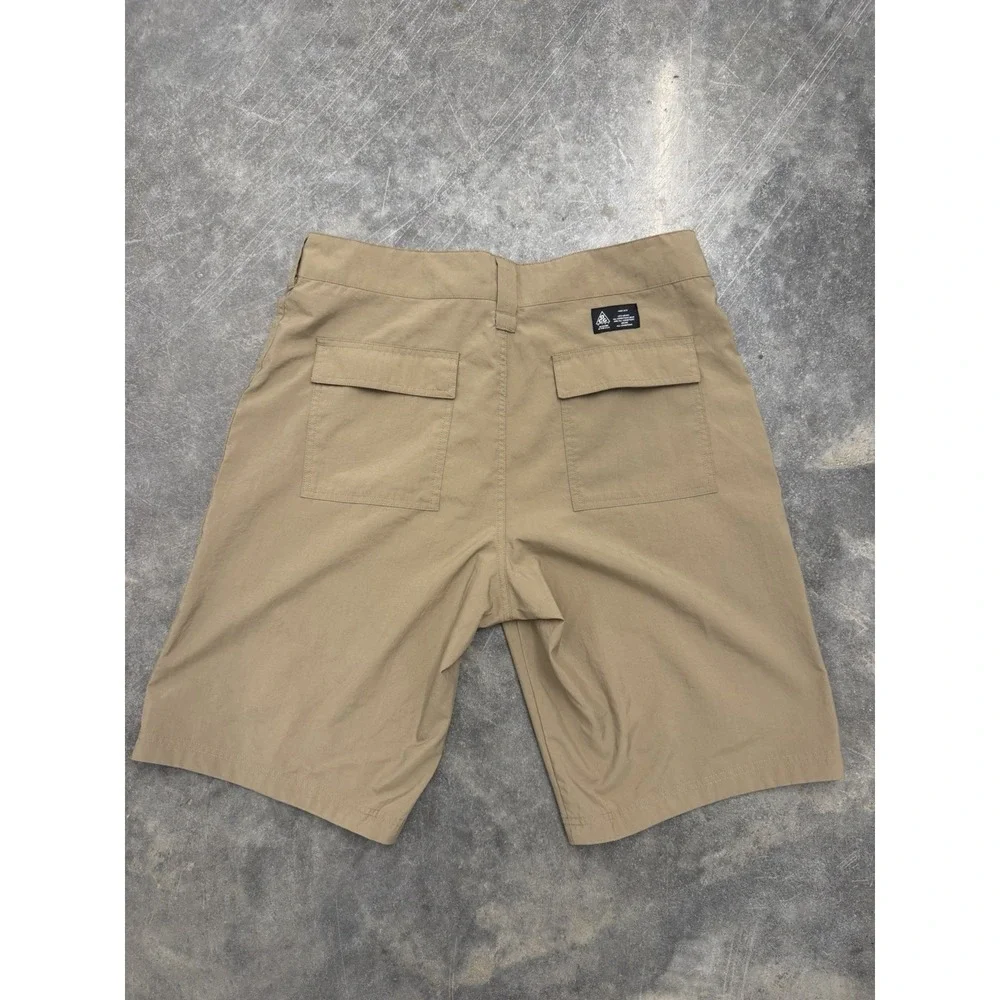 Nike ACG Equipment Shorts Mens 36x11 Brown Tan Hiking Trail Cargo Pocket